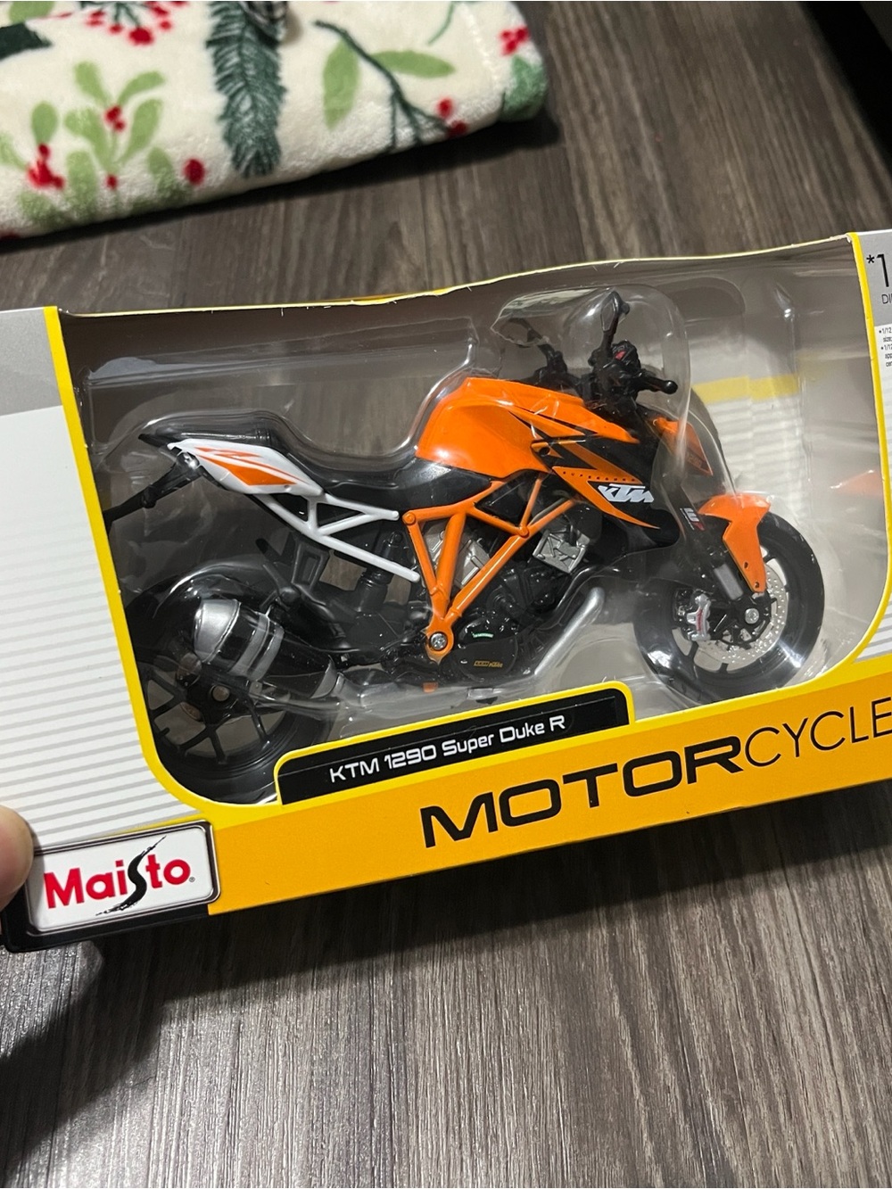 KTM 1290 Super Duke R Toy Motorcycle - Orange